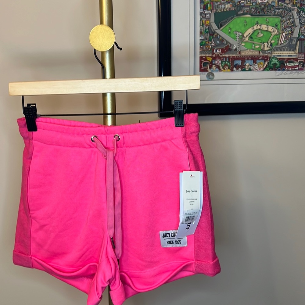 NWT!! Juicy couture pink shorts size extra small
